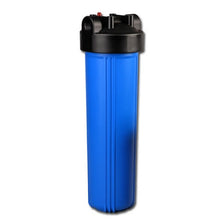 Load image into Gallery viewer, PureT - B908 Series - 20&quot; Big Blue Double O-Ring Filter Housing Black Cap / Blue Sump
