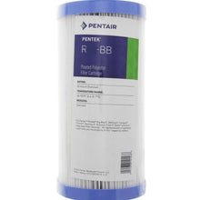 Load image into Gallery viewer, Pentek - R Series 10&quot; x 4.5&quot; Big Blue REUSABLE Pleated Polyester Sediment Filter
