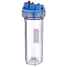 Load image into Gallery viewer, Pentek - Slim Line 10&quot; Filter Housing - Blue Cap / Clear Sump

